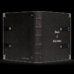 Vintage Canvas and Buckle Look Binder binders