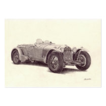 Vintage Car: Alpha Romeo 8C business cards by Moses_He Vintage Car: Alpha Romeo 8C business cards