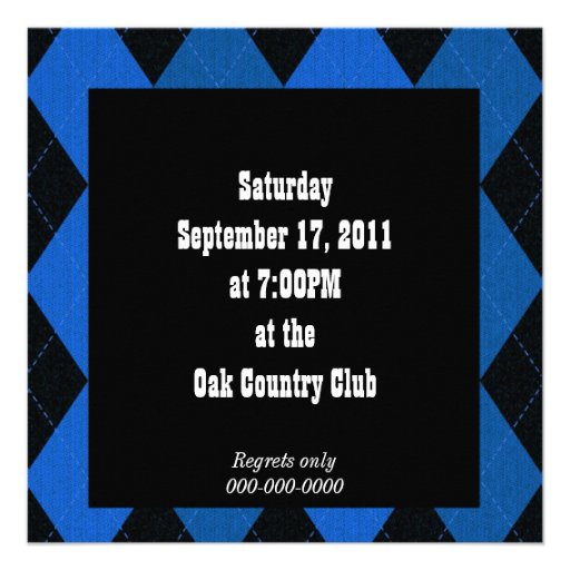 Vintage Car Birthday Invite