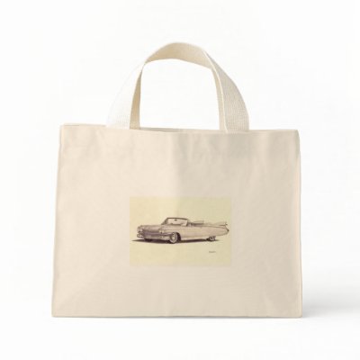 Vintage Car: Cadillac Eldorado Tote Bag by Moses_He