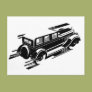 Vintage Car Greeting card Post Card