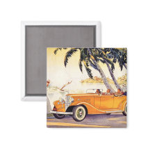 Vintage Car magnets by YesterdayCafe Vintage Car magnets