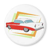 Vintage Car Magnet