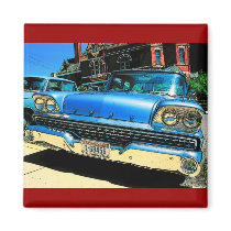 Vintage Car Magnet by RickDouglas Vintage Car Magnet