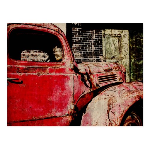 vintage car postcard Zazzle