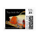 vintage -- Car Postcard Stamp- customize