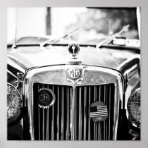Vintage Car Poster