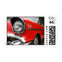 Vintage Car - Red postage