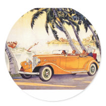 Vintage Car stickers by YesterdayCafe Vintage Car stickers