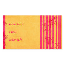 Vintage card template business cards
