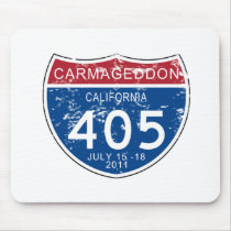 VINTAGE Carmageddon Worn Look Mouse Pads
