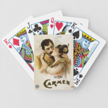 Vintage Carmen Poster Card Decks