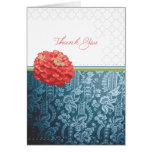 {Vintage Carnation} Thank You Card