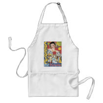 Vintage Carnival 1937 Panama Travel Poster Apron