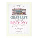 Vintage Carousel Party Invitation