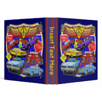 Vintage Cars Avery Binder by kids_tshirts Vintage Cars Avery Binder