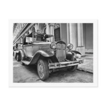 Vintage cars postcards