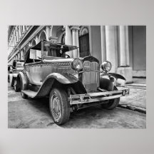 Vintage cars poster
