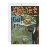 Vintage Carter the Mysterious Magic Poster Personalized Invitations