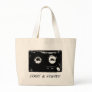 Vintage cassette design! canvas bags