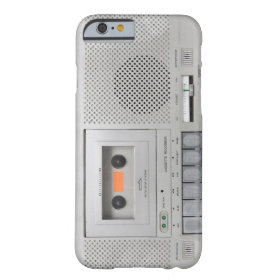 Vintage Cassette Recorder Barely There iPhone 6 Case