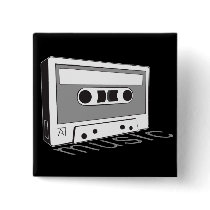 vintage cassette tape buttons by mike3488 vintage cassette tape buttons