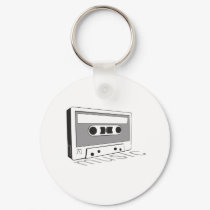vintage cassette tape keychains