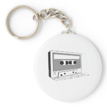 vintage cassette tape keychains