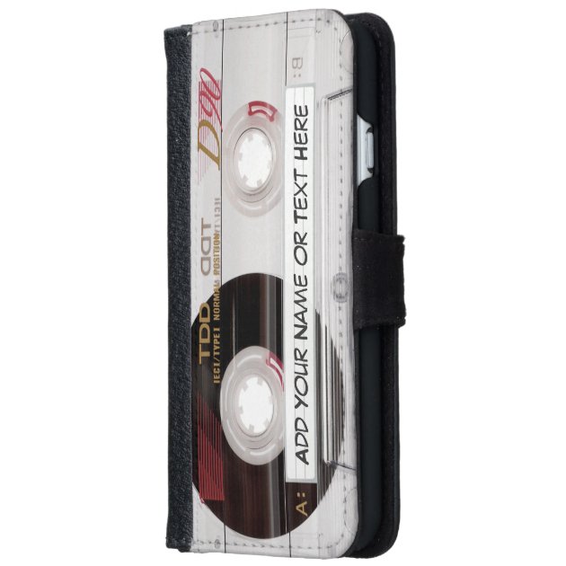 Vintage Cassette Tape Look iPhone 6 Wallet Case