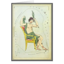 Vintage Cassiopeia Constellation Greeting Cards