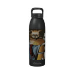 Vintage Cat Bath Cartoon Liberty Water Bottle water bottles