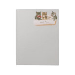 Vintage Cat Family 11 x 8.5 Notepad