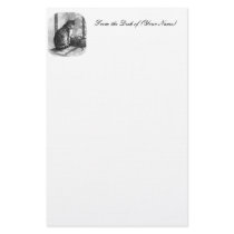 Vintage Cat Illustration Stationery by orglioness Vintage Cat Illustration Stationery