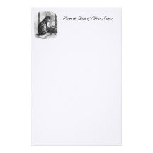 Vintage Cat Illustration Stationery