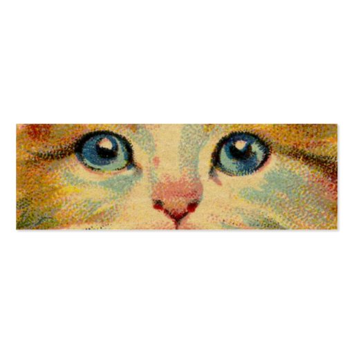 Vintage Cat Portrait Business Card Templates