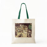 Vintage Cat School Budget Tote Bag