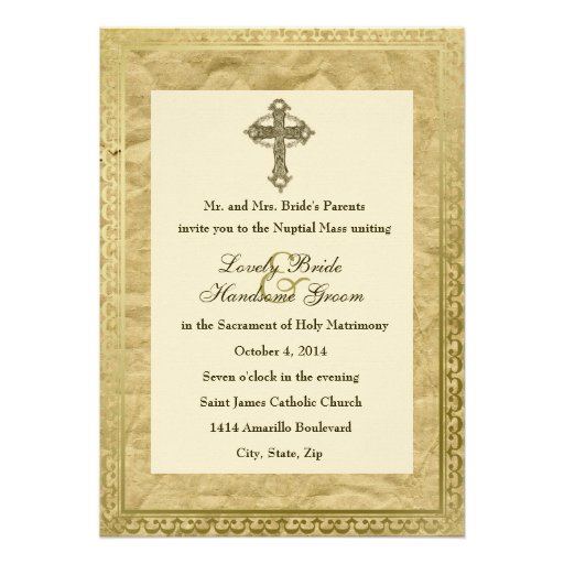 pin on greenery wedding invitation on how long is a half mass catholic wedding