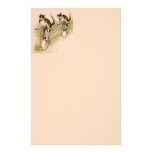 Vintage Cats on Bikes Stationery
