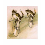 Vintage Cats on Bikes Tshirt