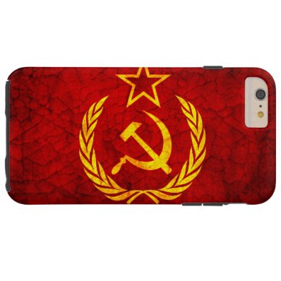 Vintage CCCP flag Tough iPhone 6 Plus Case