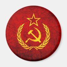 Vintage CCP flag Refrigerator Magnets