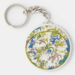 Vintage Celestial, Antique Constellation Map Stars Key Chains