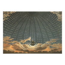 Vintage Celestial, Astronomy, Queen of the Night Custom Invite