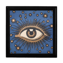 Vintage Celestial Eye Stars Moon Gift Boxes