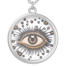 Vintage Celestial Eye Stars Moon Jewelry