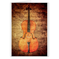 Vintage Cello Card