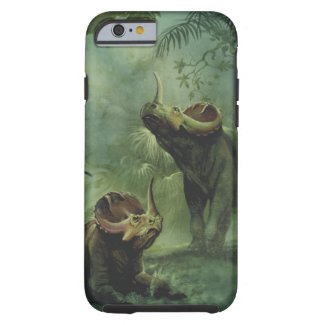 Vintage Centrosaurus Dinosaur in the Jungle Tough iPhone 6 Case