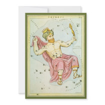 Vintage Cepheus Constellation Personalized Invite