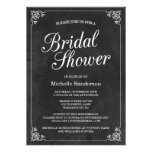 Vintage Chalkboard Bridal Shower Invites