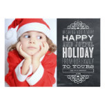 VINTAGE CHALKBOARD | HOLIDAY PHOTO CARD